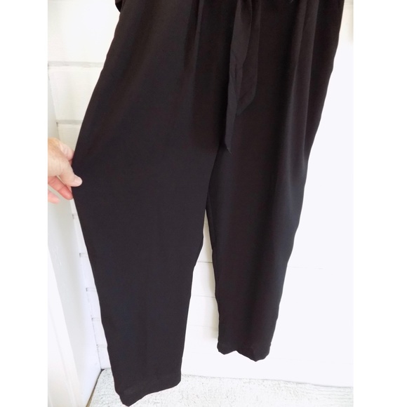 MODERN CITIZEN Mariska Wrap Front Jumpsuit Black-L - Picture 4 of 8
